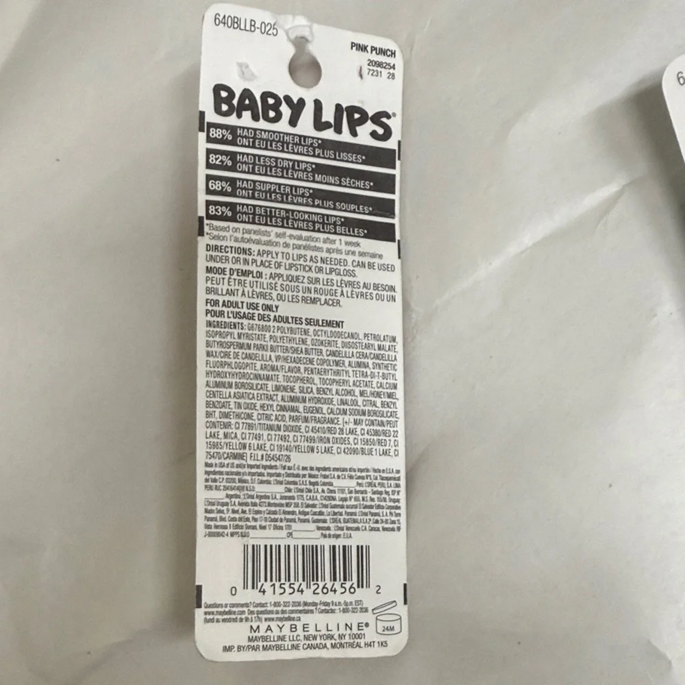 Maybelline Baby Lips Lip Balm - Pink Punch